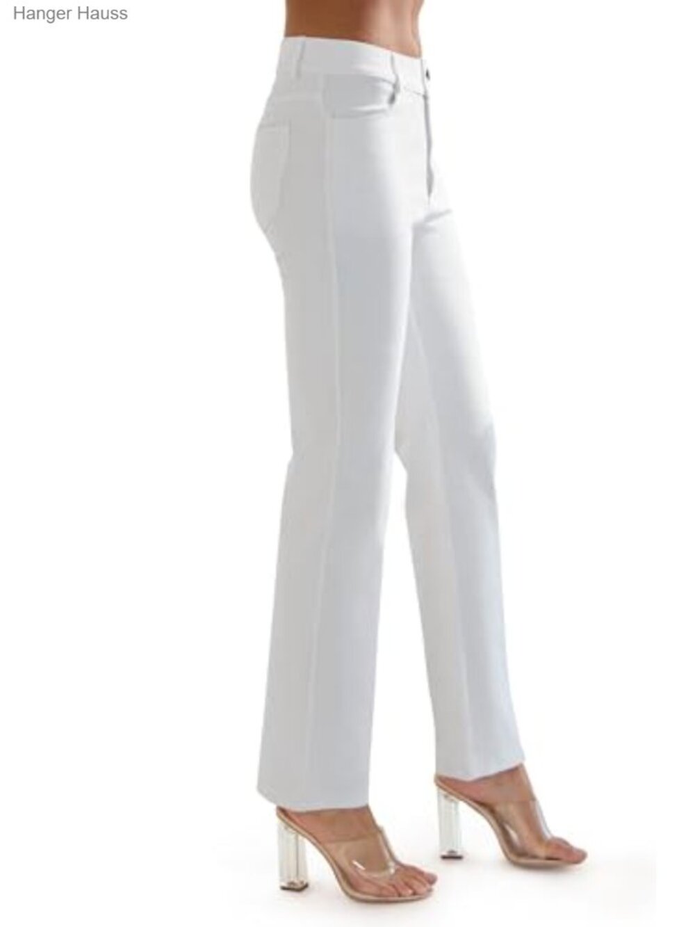 Women's Stretch Denim Jeggings Straight Leg Pull On High Rise Pants